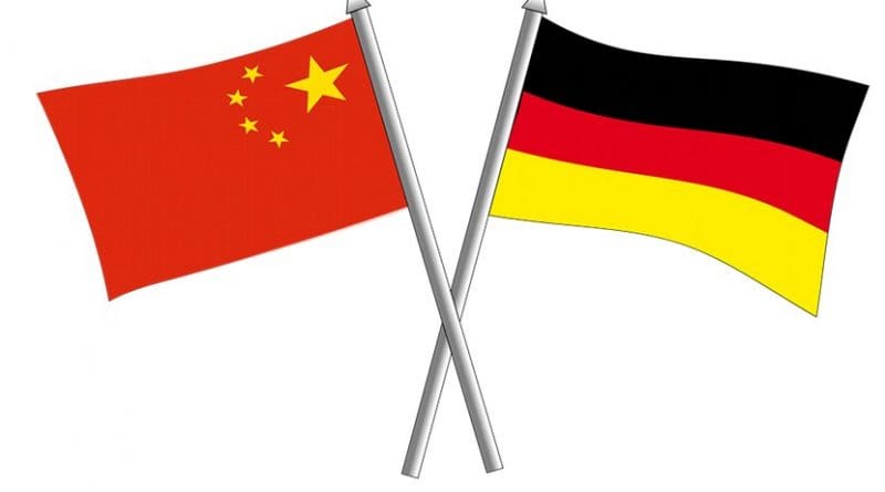 Germany China flag