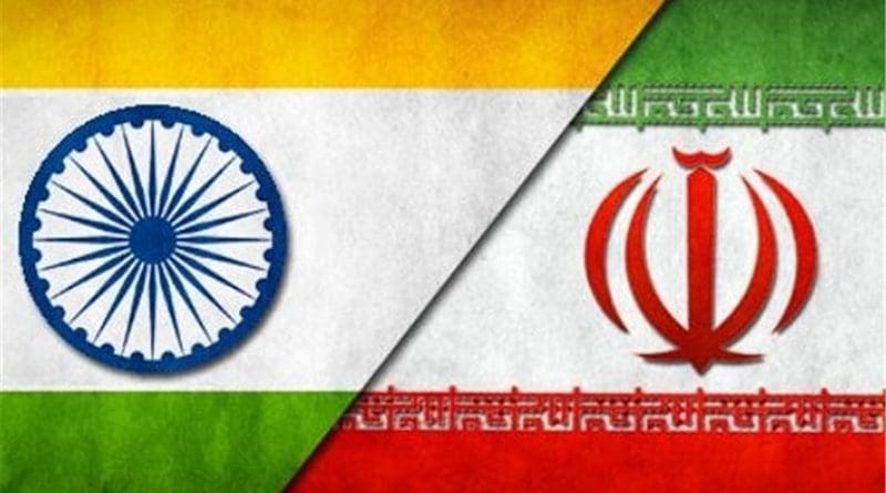 Flags of India and Iran