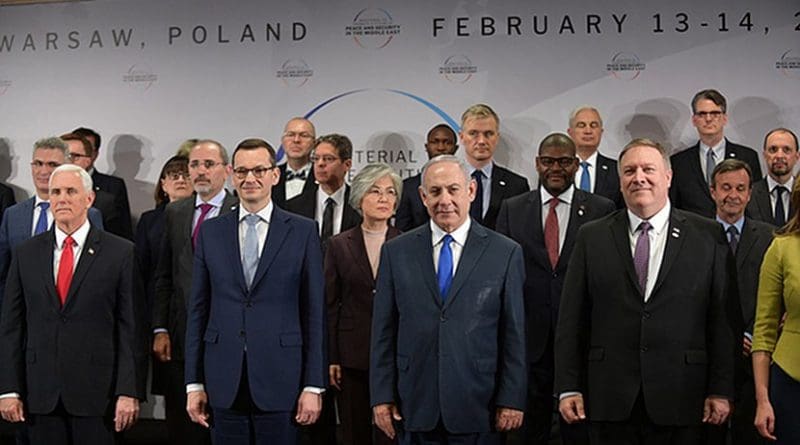 U.S. Secretary of State Michael R. Pompeo participates in the Warsaw Summit in Warsaw, Poland on February 14, 2019 [State Department photo/ Public Domain]