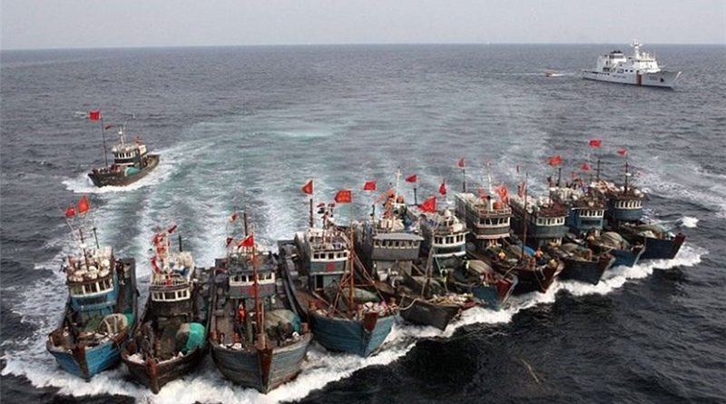 File photo of Chinese fishing fleet. Photo Credit: Tasnim News Agency