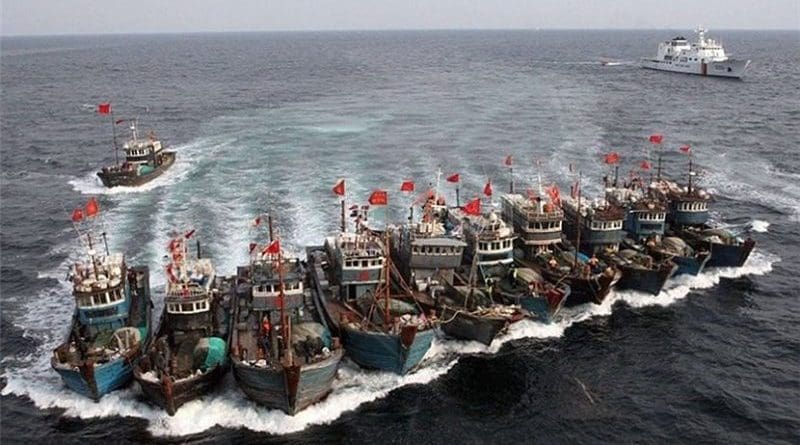 File photo of Chinese fishing fleet. Photo Credit: Tasnim News Agency China