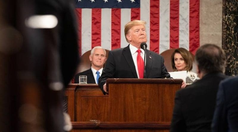 President Donald J. Trump delivers his State of the Union address at the U.S. Capitol, Tuesday, Feb. 5, 2019, in Washington, D.C. (Official White House Photo by Shealah Craighead)