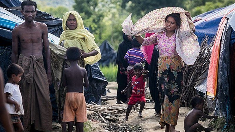Rohingya refugees. Photo Credit: Tasnim News Agency