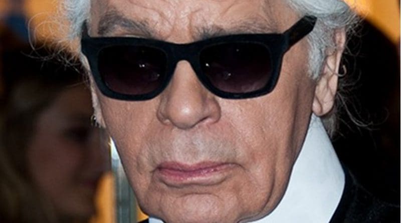 Karl Lagerfeld. Photo Credit: Christopher William Adach, Wikipedia Commons.