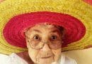 sombrero hat mexico elderly woman