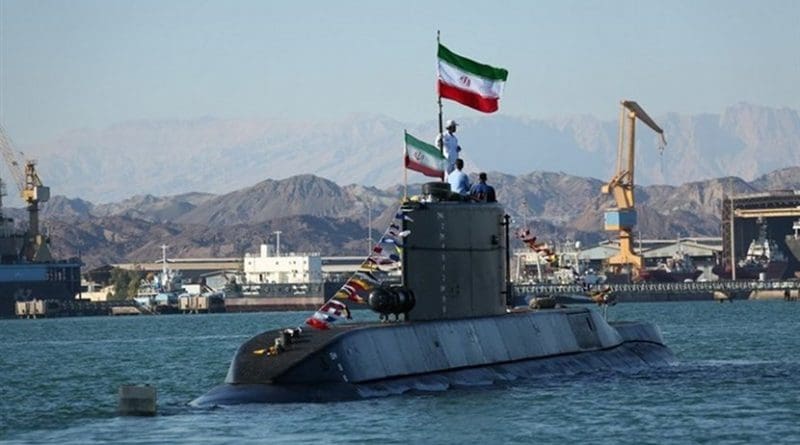 Iran submarine dubbed “Fateh (Conqueror)”. Photo Credit: Tasnim News Agency