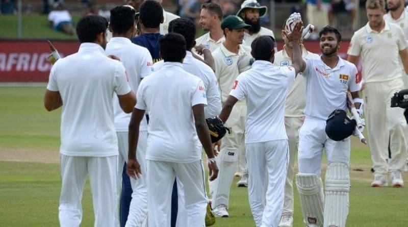Sri Lanka cricket team. Photo Credit: Sri Lanka government