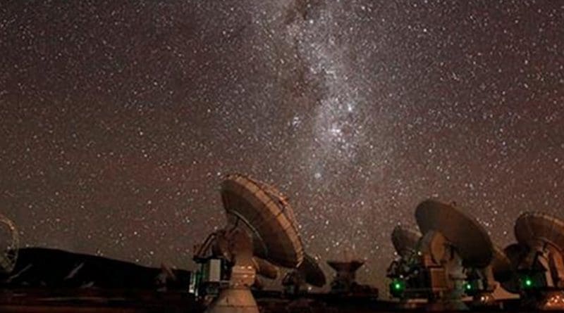 The ALMA observatory in Chile. Credit C. Padilla - ALMA (ESO/NAOJ/NRAO)