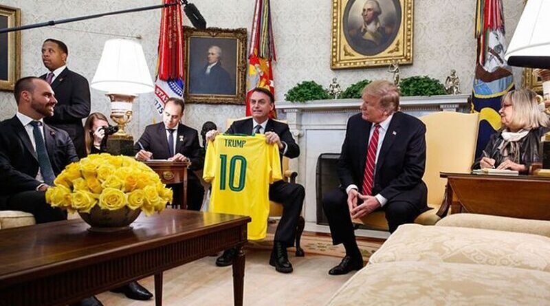 Bolsonaro and Trump in Washington (DC). Photo Credit: Isac Nóbrega/Brazil Presidency