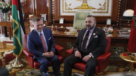 Jordan's King Abdullah II and Morocco's King Mohammed VI