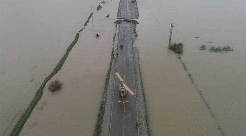 Flooding in Iran. Photo Credit: Tasnim News Agency.