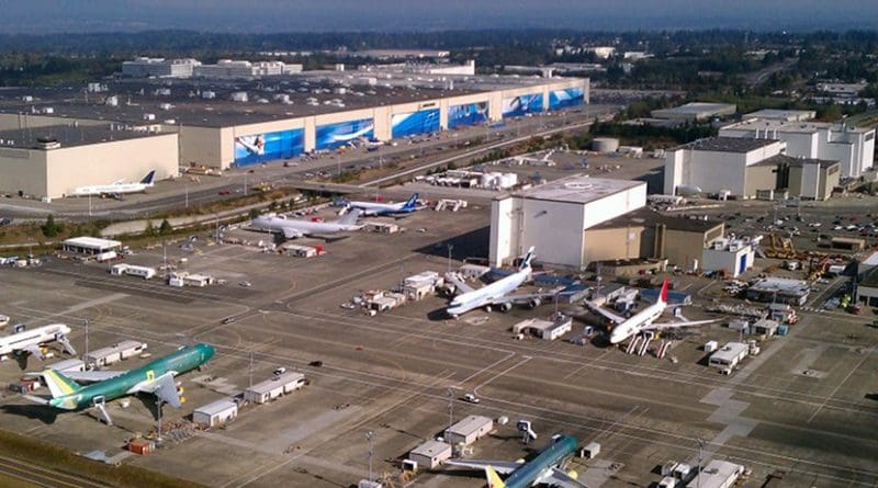 Boeing Everett Factory. Photo Credit: Jeremy Elson, Wikipedia Commons