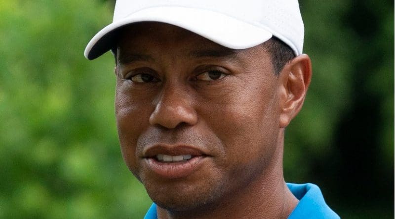 Tiger Woods. Photo Credit: Keith Allison, Wikipedia Commons.