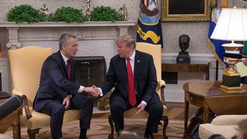 NATO Secretary General Jens Stoltenberg and US President Donald Trump. Photo Credit: NATO