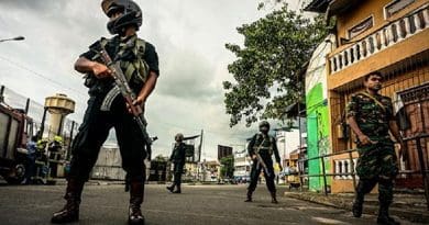 Sri Lankan security forces. Photo Credit: Sri Lanka government.
