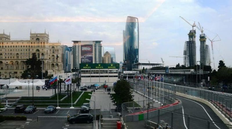 Baku prepares for F1 SOCAR Azerbaijan Grand Prix 2019. Photo Credit: Trend News Agency