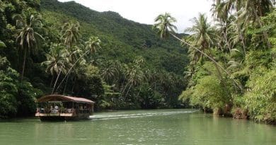boat river rainforest forest philippines