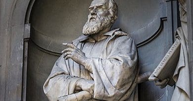 Statue of Galileo in Florence, Italy