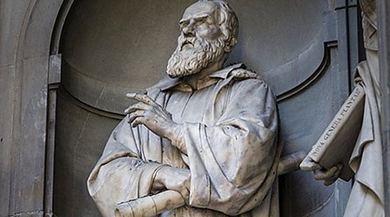 Statue of Galileo in Florence, Italy