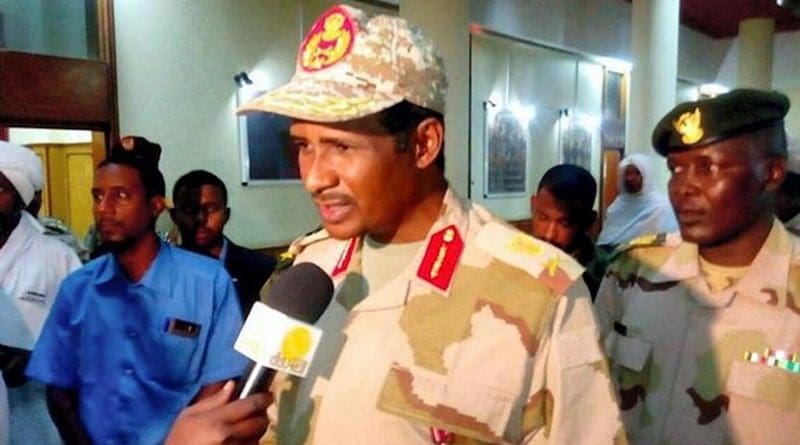 Sudan's Major General Mohammed Hamdan Dagalo. Source: The National, UAE.