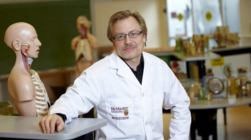 Bruce Wainman is director of the Education Program in Anatomy at McMaster University. Credit McMaster University