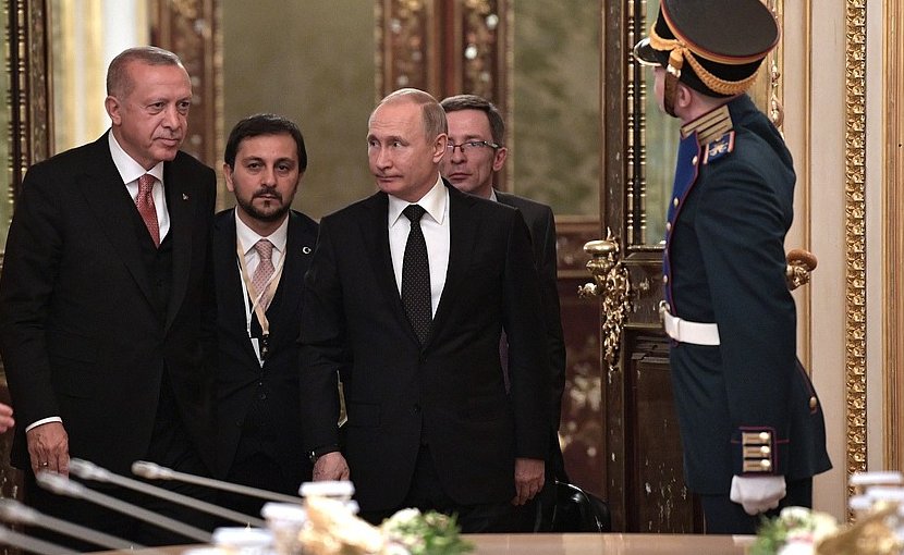 Turkey's Recep Tayyip Erdogan and Russia's Vladimir Putin. Photo Credit: Kremlin.ru