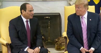 Egyptian President Abdel Fattah al-Sisi and US President Donald Trump. Credit: Screenshot of White House video