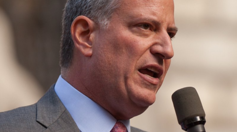 Bill de Blasio. Photo Credit: Kevin Case, Wikipedia Commons