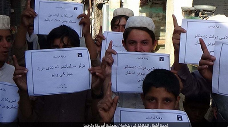 IS social media distributed photos of children holding placards in Islamic State territories offering "congratulations" on American deaths, apparently in reference to a Florida shooting, on June 12, 2016. In May 2019, IS is increasing attacks and social media posts.