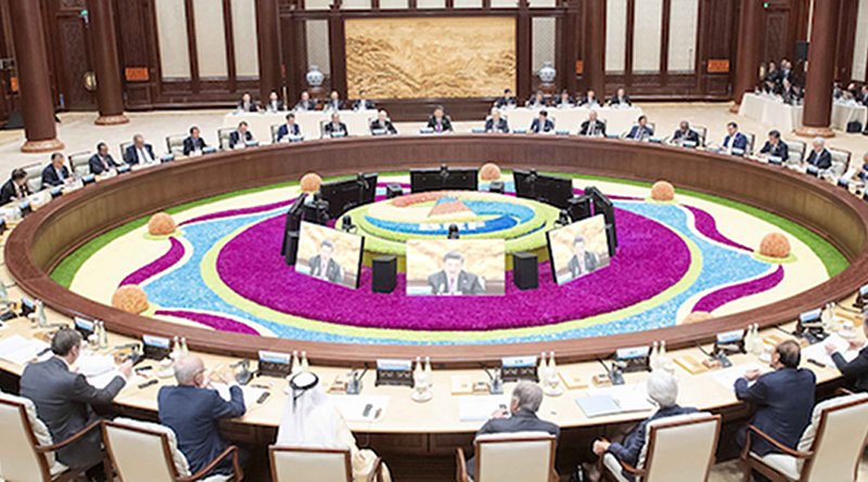 Xi chairs leaders' roundtable of Belt and Road forum in in April 2019 in Beijing. Source: Xinhua News Agency