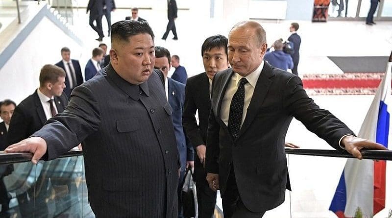 North Korea's Kim Jong-un and Russia's Vladimir Putin. Photo Credit: Kremlin.ru