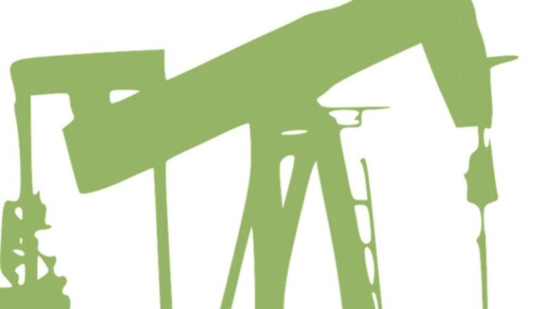 oil petroleum green pumpjack