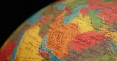 iran map middle east globe Central Asia pakistan