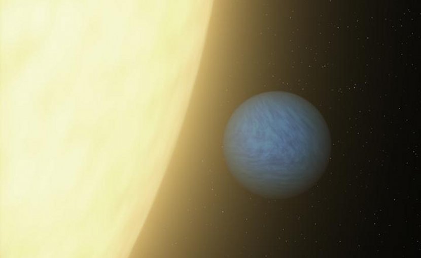 An artist's concept of super-Earth planet 55 Cancri e, which races around its host star once every 18 hours. New research led by Penn State astronomers improves our understanding of how large super-Earth planets with small, quick orbits form. Credit NASA/JPL-Caltech