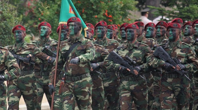Members of the Azerbaijani Special Forces during a military parade