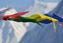 Tibetan prayer flags in Nepal