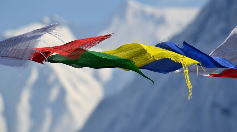 Tibetan prayer flags in Nepal