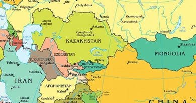 Central Asia. Source: CIA Factbook