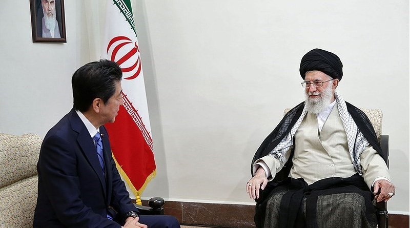 Prime Minister of Japan Shinzo Abe meets with Iran's Ayatollah Khamenei in Tehran. Photo Credit: Tasnim News Agency
