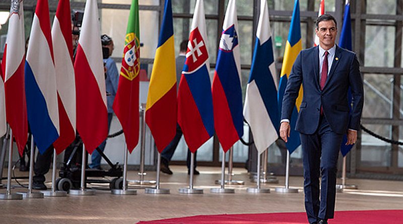 Spanish PM, Pedro Sánchez, arriving to the European Council for the informal dinner of heads of state or government in Brussels, 28 May 2019. Photo: Moncloa (CC BY-NC-ND 2.0)