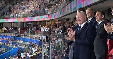 Belarusian President Alyaksandr Lukashenka opens the second European Games. Photo Credit: Belarus Presidency
