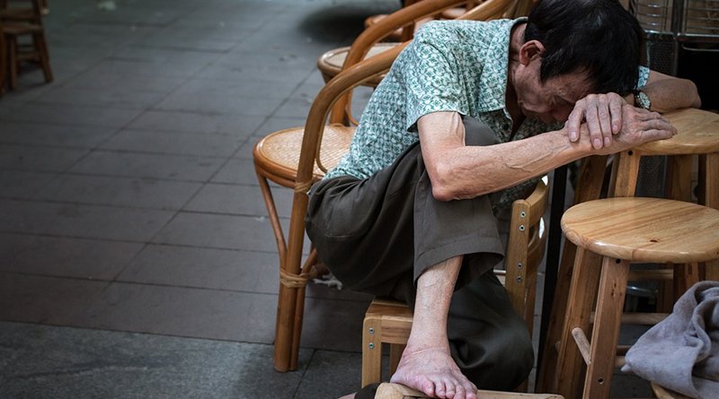 china elderly old man