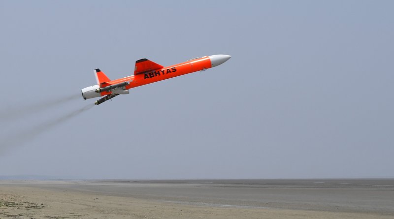 India's Abhyas drone (UAV). Photo Credit: India Defense Ministry