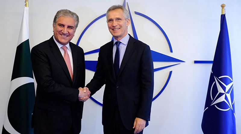 NATO Secretary General Jens Stoltenberg and Foreign Minister of Pakistan Shah Mahmood Qureshi. Photo Credit: NATO