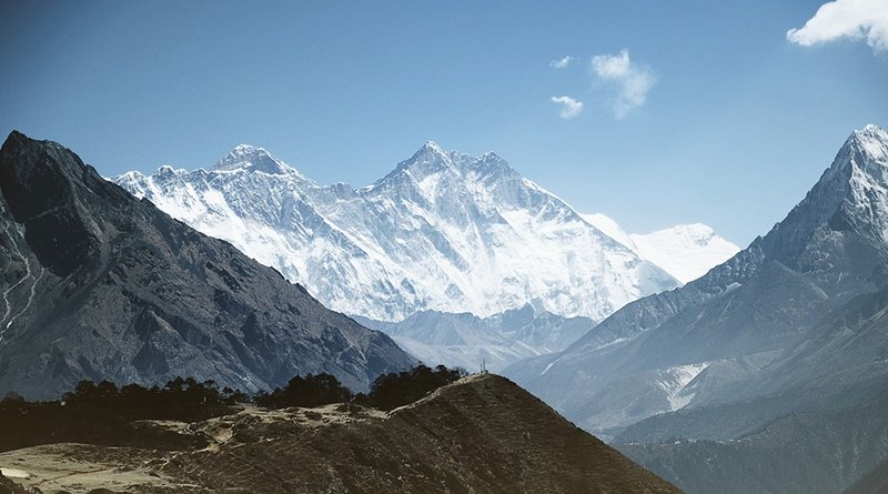 Mt Everest and the Himalayas