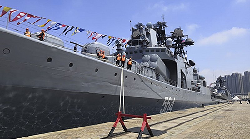 Joint Sea 2019 Russian-Chinese bilateral naval exercise kicks off in China's port of Qingdao. Photo Credit: Ministry of Defense of the Russian Federation