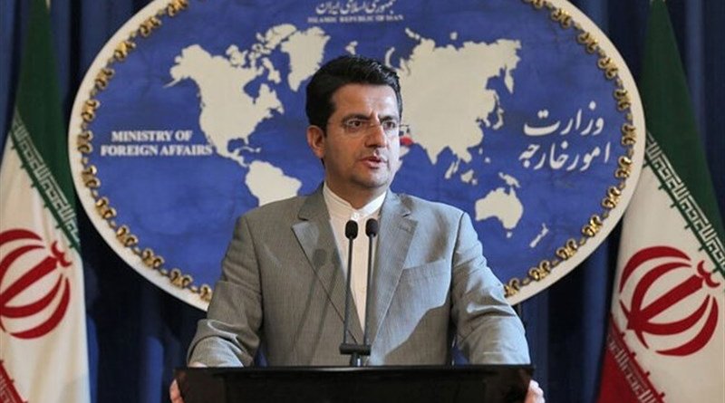 Iranian Foreign Ministry spokesman Abbas Mousavi. Photo Credit: Tasnim News Agency