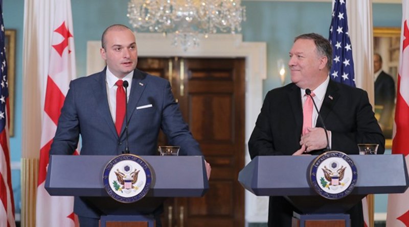 Georgia's Mamuka Bakhtadze and Mike Pompeo, Washington D.C., June 11, 2019. Photo: Prime Minister's press office