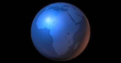 Africa globe