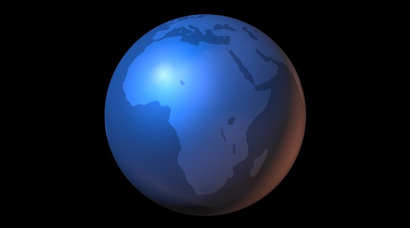 Africa globe